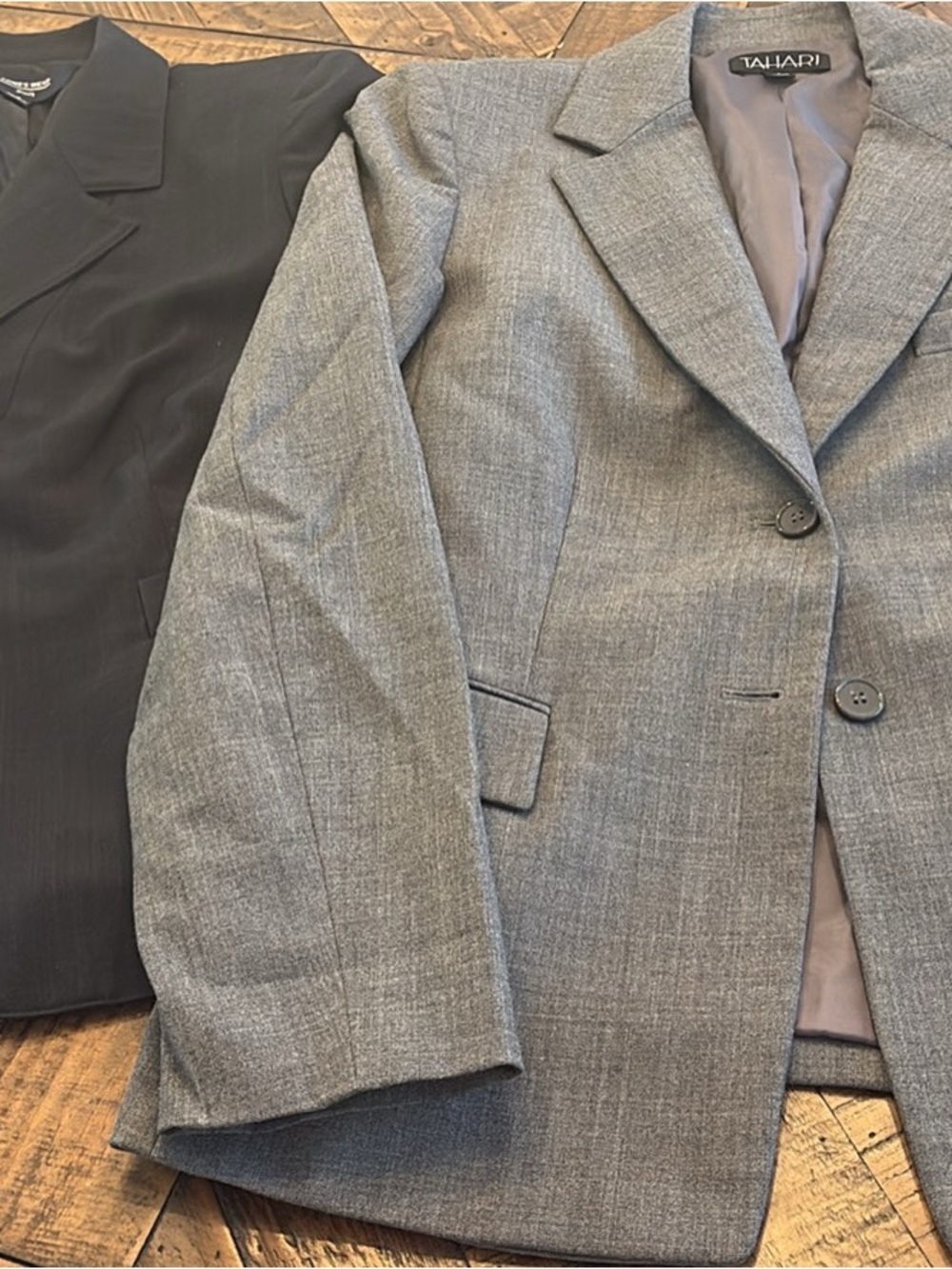 Bundle - Jones New York, Tahari Gray Blazer - Classic Tailored Suit Jacket